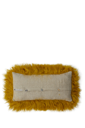 Tibetan Goat Fur Cushion